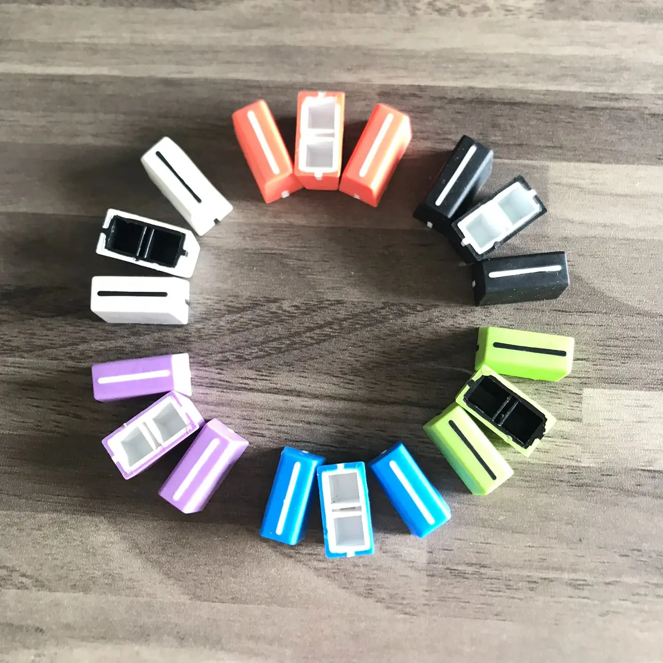 18PCS use for JAPAN AKAI APC40 MK2 Fader konb Color siz color Cortex Grinding Handfeel