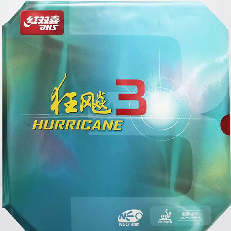 Dhs Hurrikan 3 Neo Tischtennis Gummi Original Pips-In Hurricane-3 Neo Dhs Ping Pong Schwamm