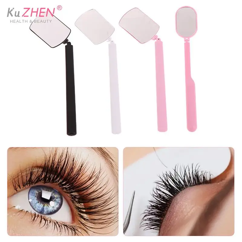 

1PCS Multifunction Checking Mirror For Eyelash Extensions Square Foldable Eyelash Mirror Grafting Lashes Supplies Make Up Tool