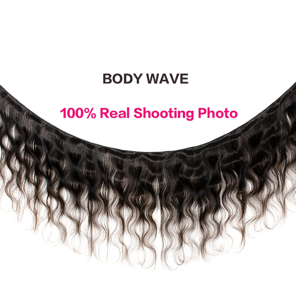Lulalatoo Body Wave Human Hair Bundles 8-36 Inch Double Weft Brazilian Hair Weave Bundles Natural Remy Extensions