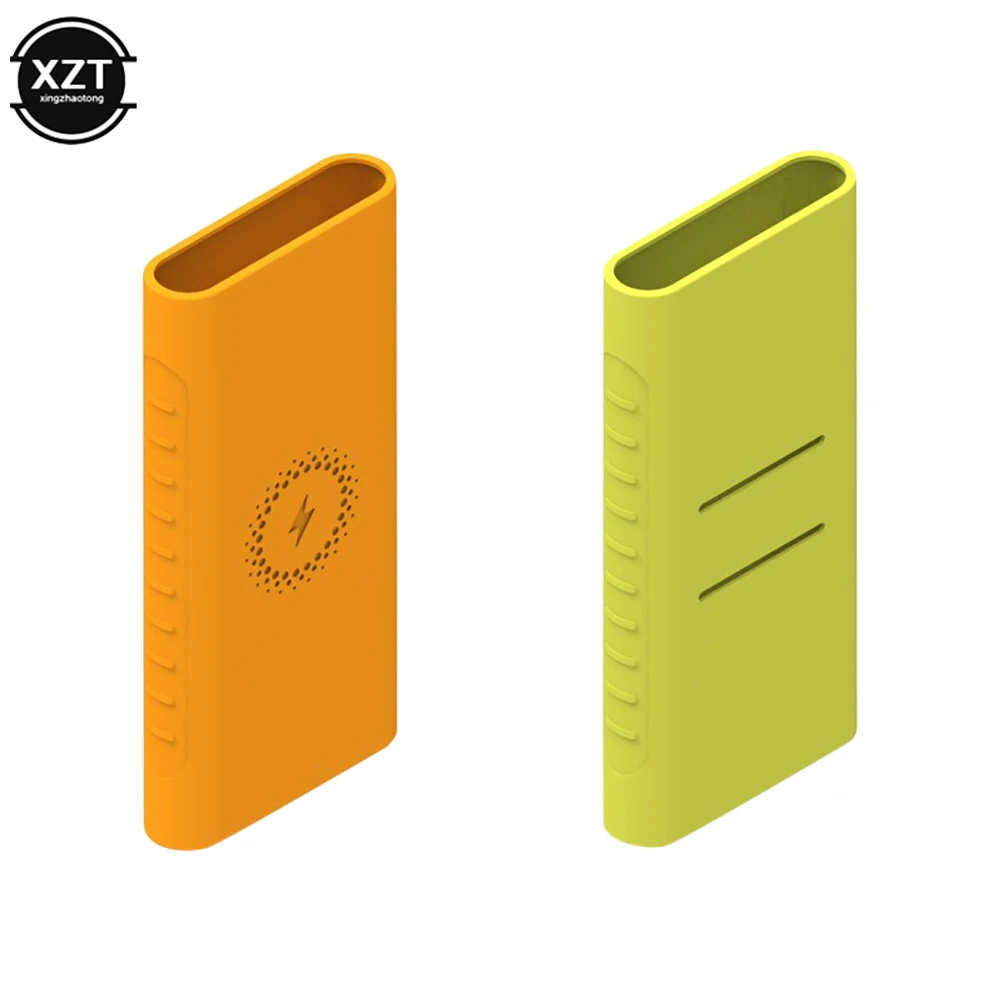 Power Bank Case Silicone Protective Case Cover for Xiaomi Powerbank WPB15PDZM WPB100 WPB15ZM Sleeve 10000mAh PLM11ZM PLM13ZM Wireless Powerbanks