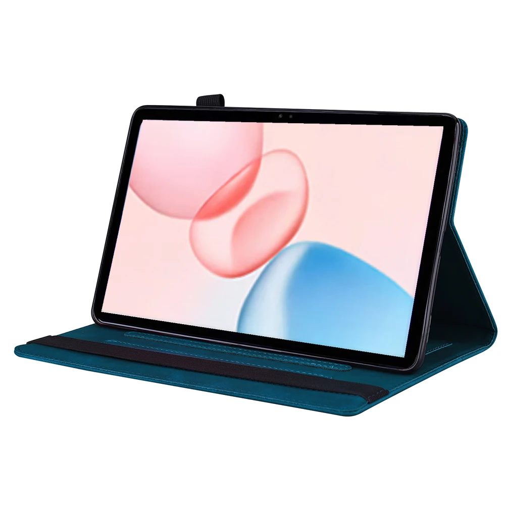 Deluxe PU Leather Wallet Tablet Flip Book Cover, 12.1