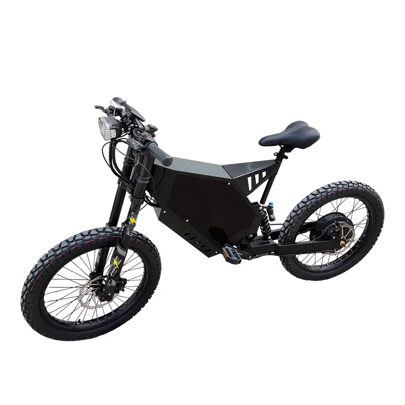 Steel Frame SS10 72v 5000w 40.6ah Battery Bomber 80km/h High Speed Electric Bike off Road Electric Motorcycle Bike