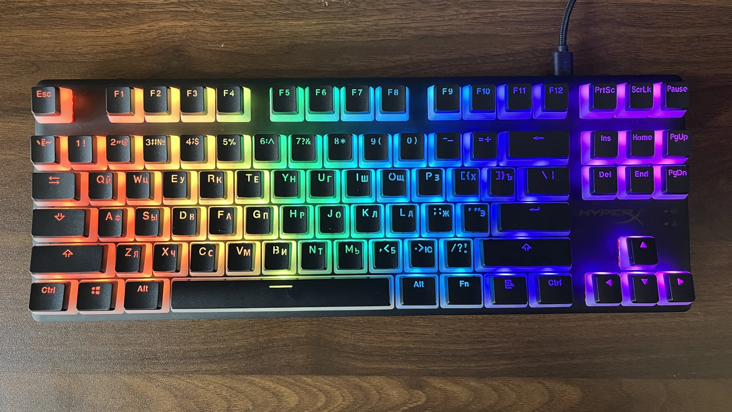 Russo Layout Pudim Keycap, Teclado mecânico, Inglês