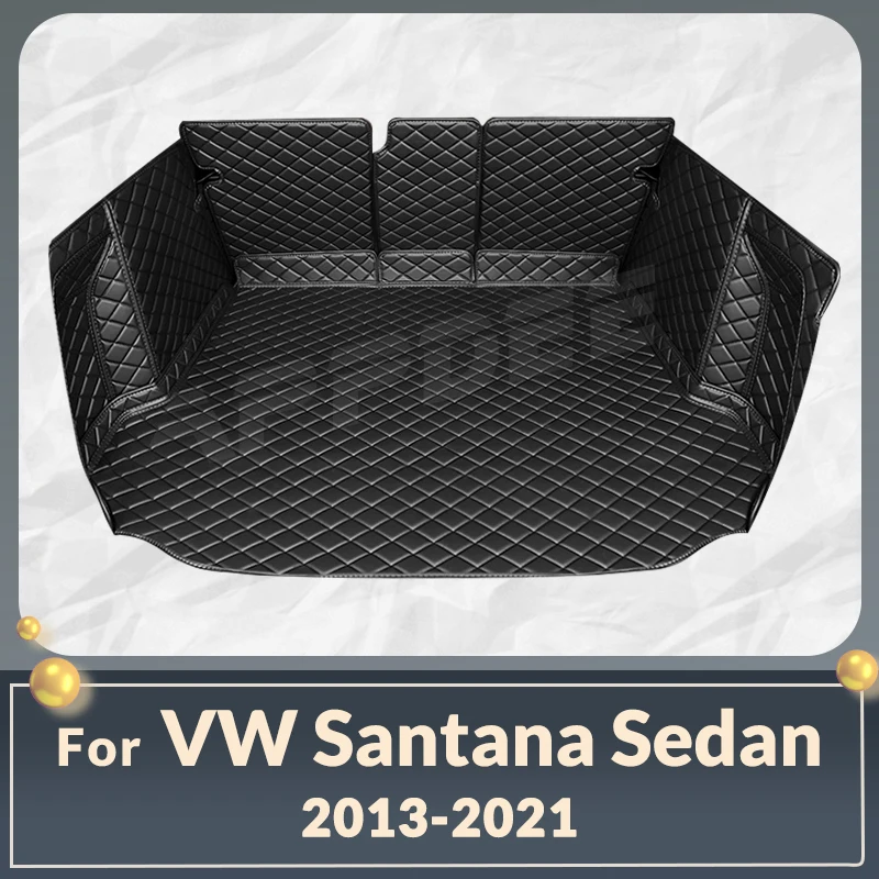 

Коврик для багажника с полным покрытием для VOLKSWAGEN VW Santana Sedan 2013-2021 20 19 18 17 16, защитный коврик для автомобиля, аксессуары для защиты интерьера