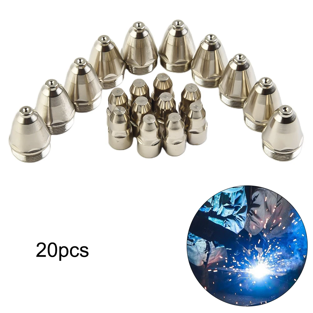 Electrode Tip Nozzle 60A 80A Accessories Part Parts Spare 20pcs 4 Sizes Consumable Cutting Cutting Torch Tools