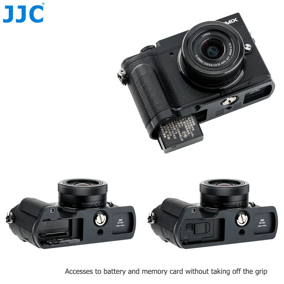 JJC DMW-HGR2 Metal Hand Grip Camera Grip Tripod Quick Release L