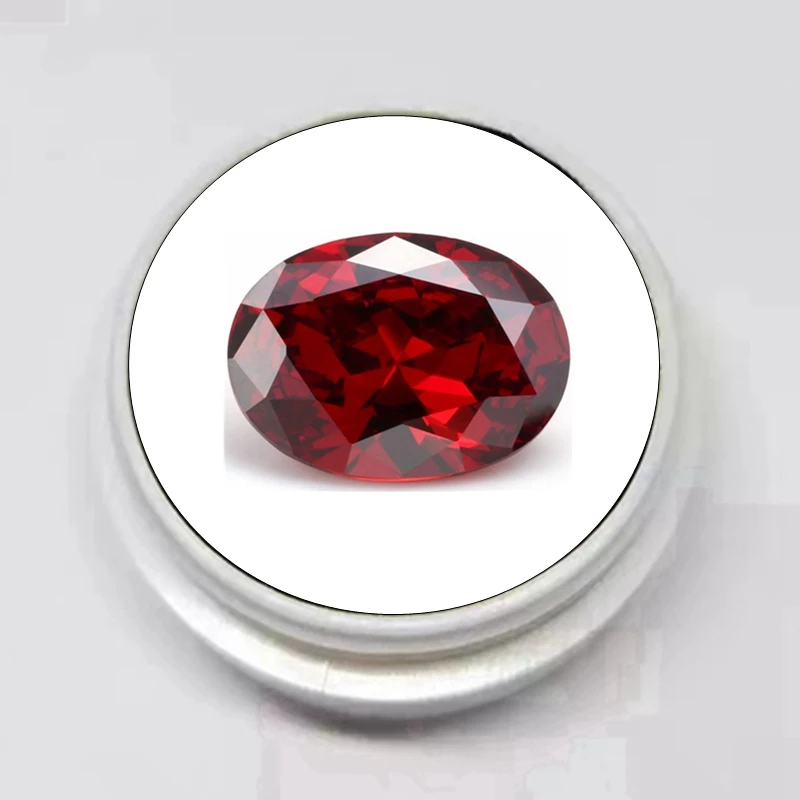 Natural Red Ruby 10x14mm Oval Cut Gemstones Natural Mined Garnet VVS Loose Gemstone Diamond DIY Jewelry