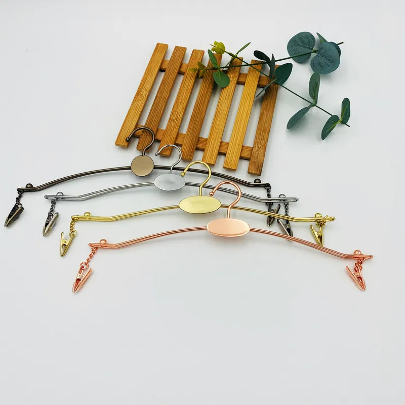 

Portable Bathrooms Metal Underwear Hangers Bra Clips Socks Panty Racks Home Drying Clothes Hanger with Clips Wardrobe Organizer