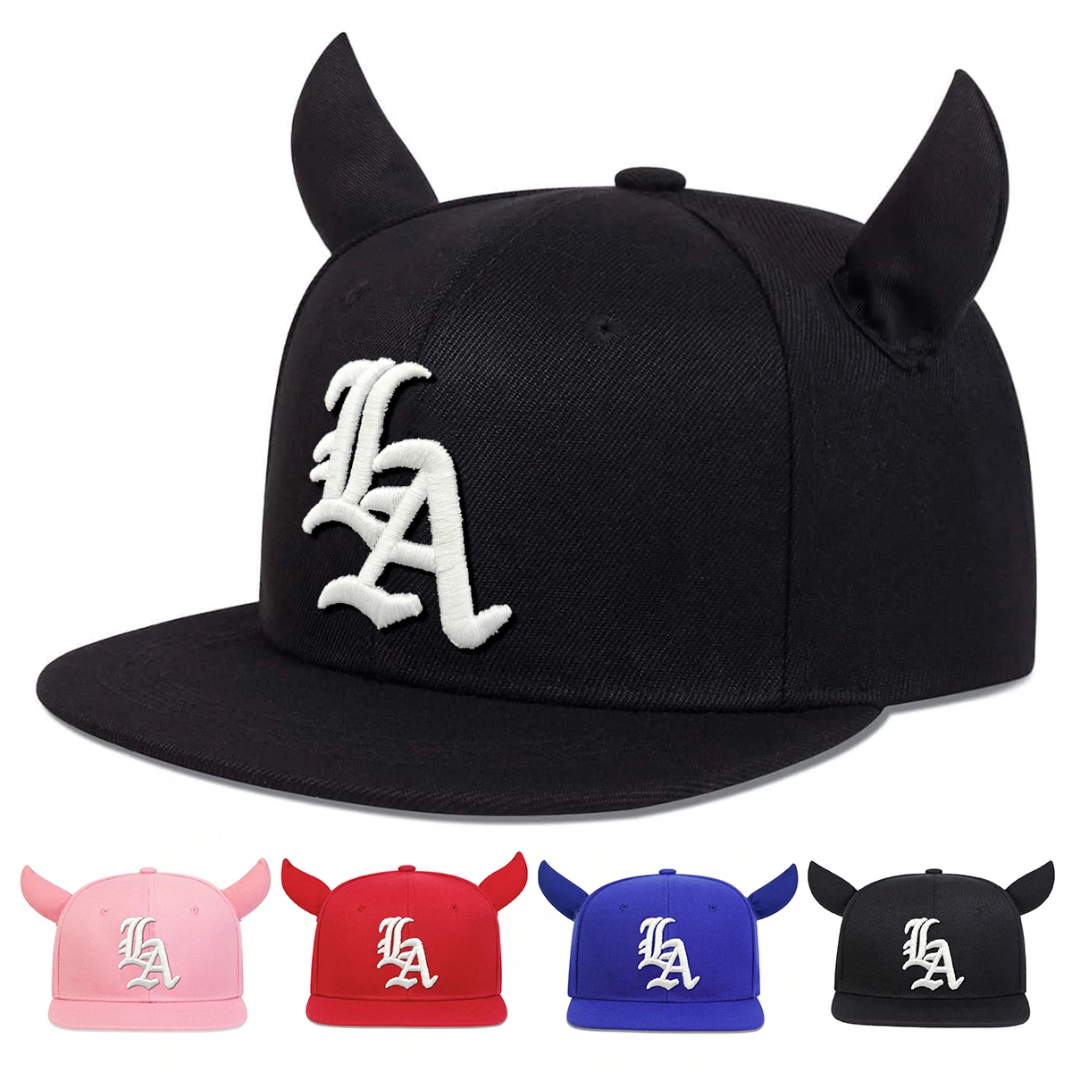 UnisexPersonalityLetterEmbroideryOxHornHip-hopHatsOutdoorAdjustableCasualBaseballCapsSunscreenHat-AliExpress200000297