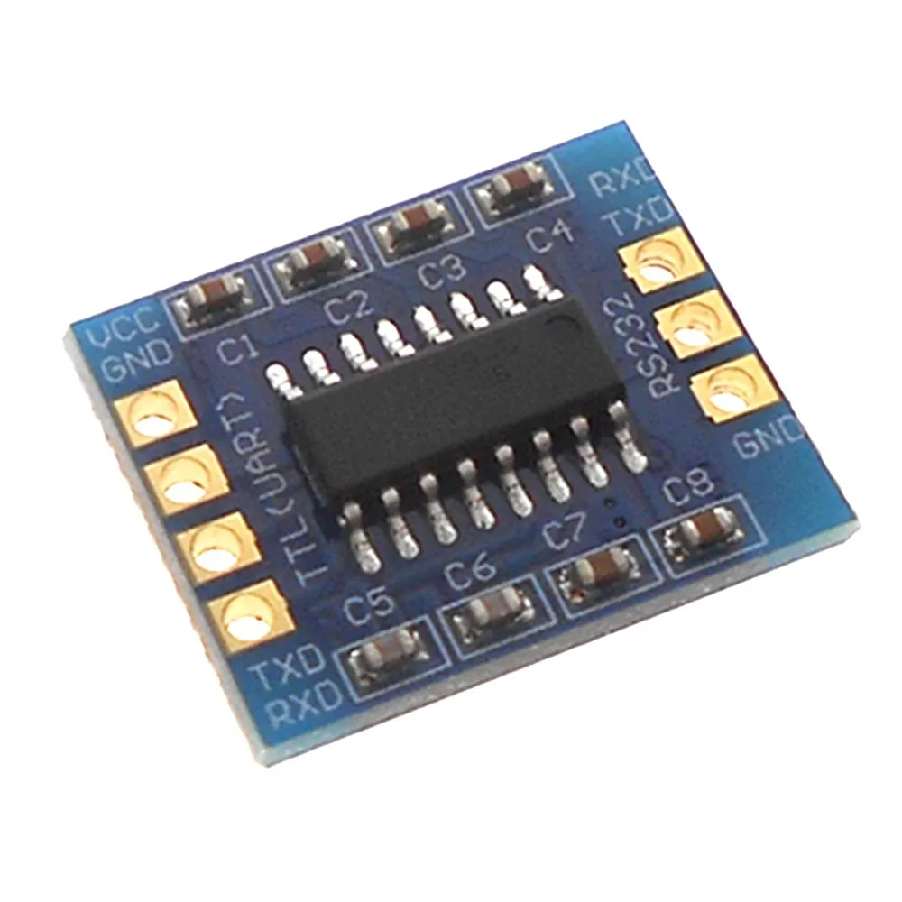 

RS232 SP3232 TTL to RS232 module RS232 to TTL brush line serial port module gold plate single channel 20 * 16mm