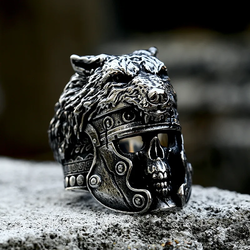 LOOT】MAD of Viking 925 / 18K skull ring