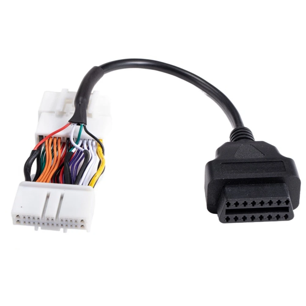 테슬라 모델 3 용 OBD2 커넥터, OBD 진단 자동차 도구, 테슬라 모델 Y용 수 암-16 핀 케이블, 자동차 어댑터, 12 핀, 20 핀, 26 핀