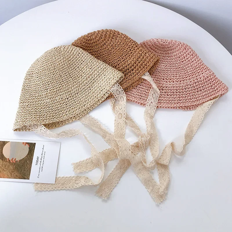 Baby Hat Kids Sun Hat Baby Hat Summer Straw Baby Girl Cap