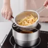 Stainless Steel Single Handle Basket Dense Hole Colander Vegetable Washing Basket Multi-purpose Kitchen Basin organizers storage 3