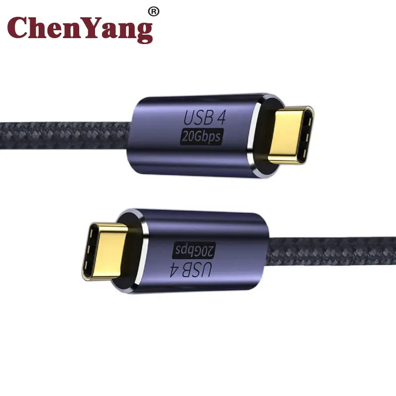 

Chenyang USB4 кабель 20 Гбит/с зарядкой 100 Вт и 8K @ 60 Гц 5K @ 60 Гц USB4.0 совместим с TB3/4