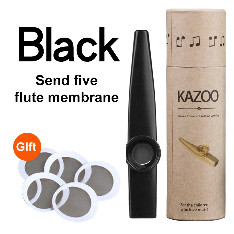 Metal Kazoo with Flute Film Set – Easy-to-Learn Musical Instrument Gift