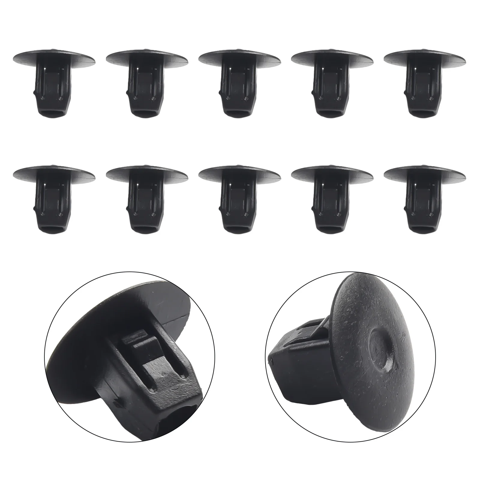 

New Practical Fender Apron Grommet Fender Side Kit Replacement 50 Pcs/set 0.79x0.55inch 2cmx1.4cm 90682-SEA-003