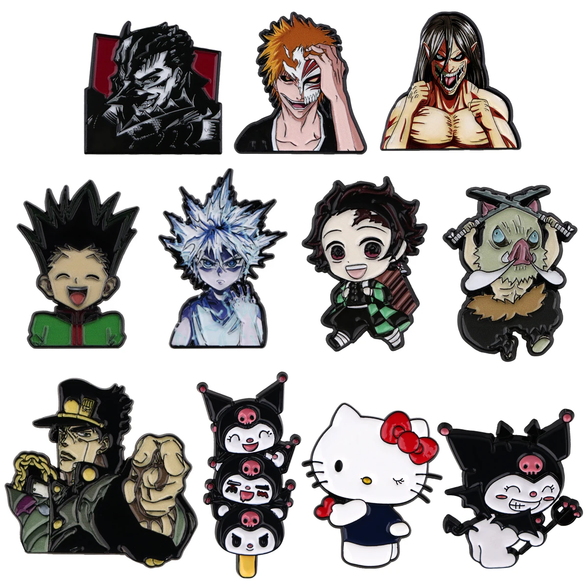 

Женская эмалированная заколка в виде кошки