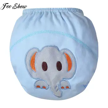 Mutande da allenamento in cotone per bambini mutandine assorbenti riutilizzabili pannolini copri pannolini intimo traspirante impermeabile pantaloni da pipì