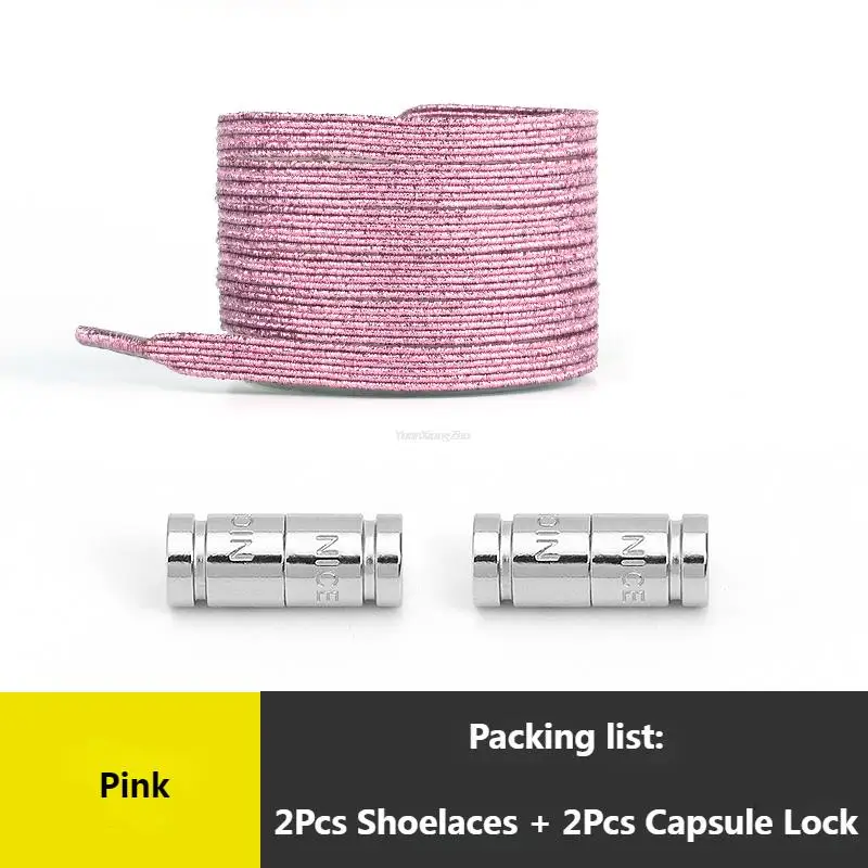 Colorful No-Tie Elastic Shoelaces for Easy Slip-On Sneakers