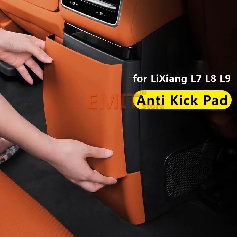 

For LEADING IDEAL LiXiang L7 L8 L9 Car Rear Refrigerator Panel Anti Kick Cover Anti Scratch Dirt Protective Pad Auto Accessories