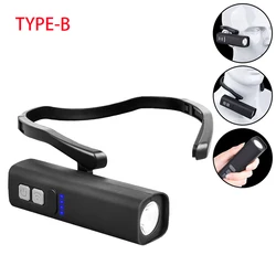 Ear - Hanging LED Headlamp - 1000 Lumens Motion Sensor with 3 Light Modes for Hands - Free Camping, Running, and Repair (Led Head torch)
