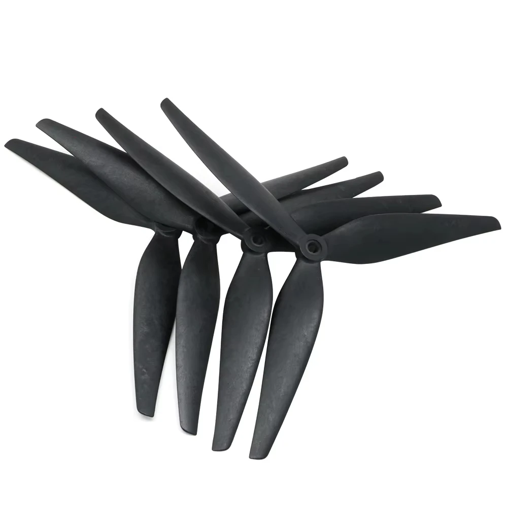 High-Performance 3-Blade Black Carbon Reinforced Nylon Propeller Set for FPV