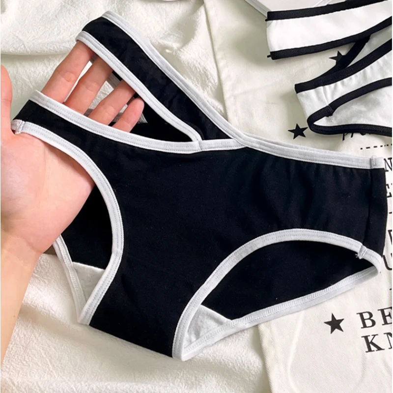 Women Cotton Lntimate Panties Low Rise Underwear Ladies Comfortable Underpants Girls Panty