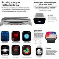 DTNew 2025 מקורי עבור Apple Watch 10 שעון חכם לגברים טמפרטורת גוף שיחת Bluetooth NFC GPS ספורט נשים SmartWatch עבור Apple 3