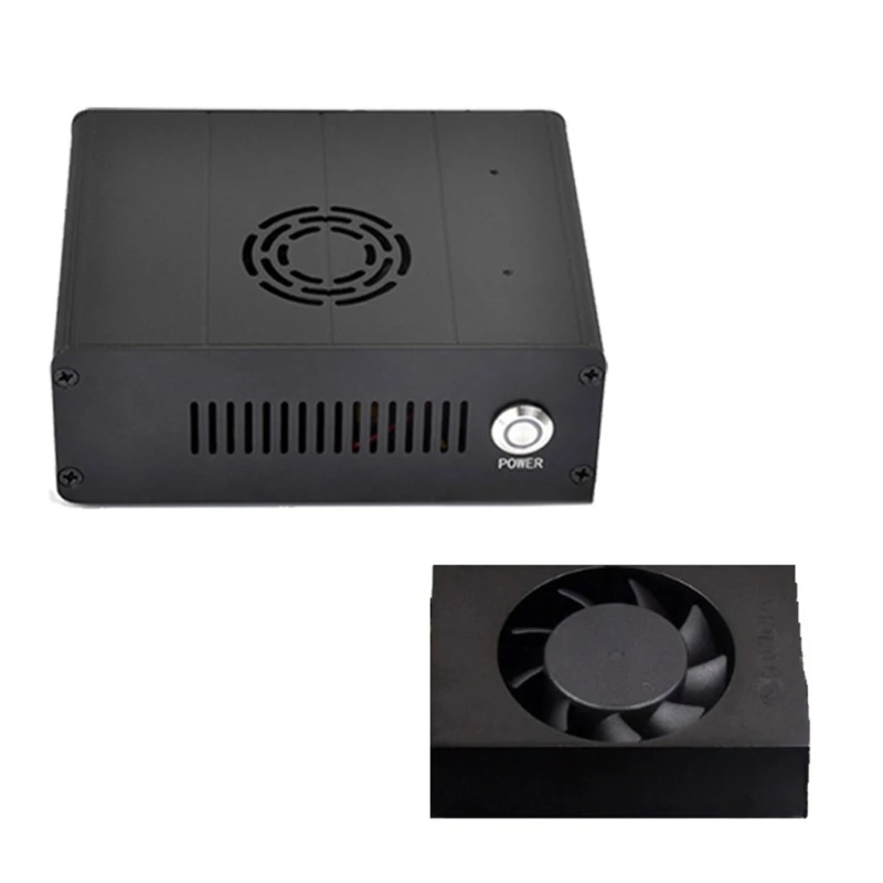 

Durable Aluminum Enclosure with PWM Fan Effective Cooling Camera Case