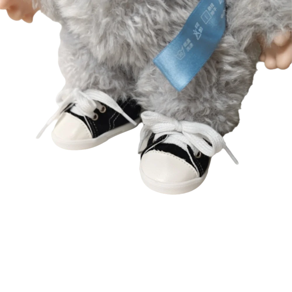 Large Size 38CM Canvas Shoes For  Plush Plush Toy Big Baby Shoes Replacement Shoes Accessories