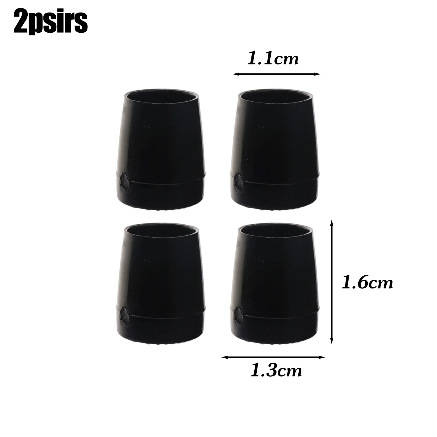 TPU Heel Protector Cap - Slip-On Anti-Slip Noise Reduction Cushion, Black/Clear Shoe Accessory