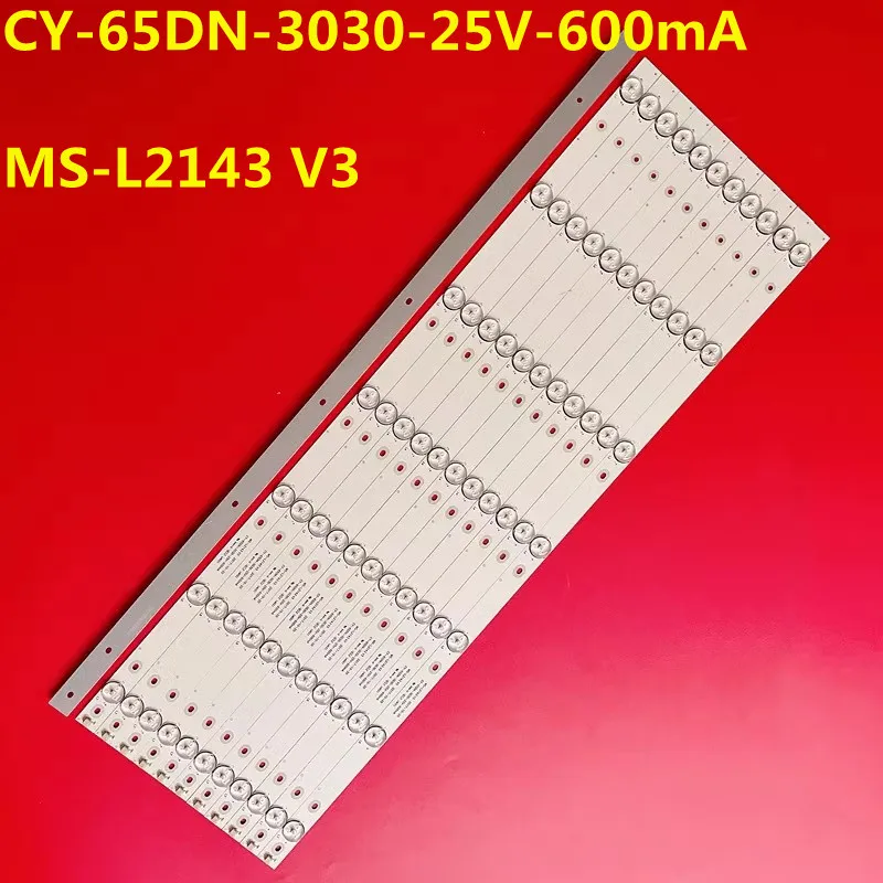Tira de Retroiluminação Led para Retroiluminação Lâmpadas para Ms-l2143 v3 Cy65dn303025v-600ma Sunny Sn65leda88-g 022