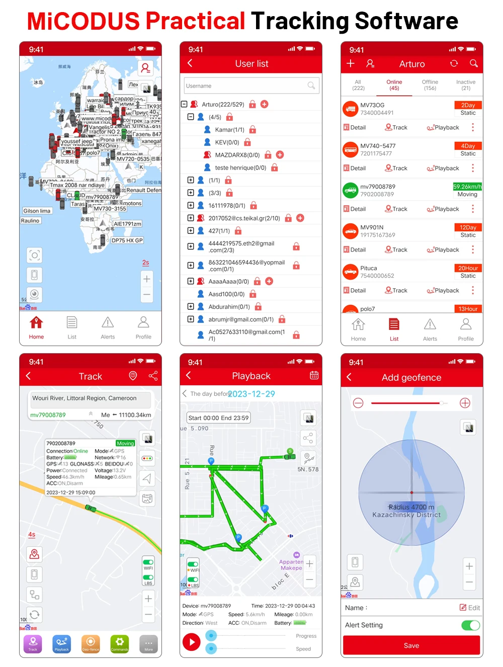 4G Car Tracker Door Open Alarm Mini Motorcycle Tracking Device Remote Fuel Cut Off Anti Theft Vehicle Locator MiCODUS MV710G