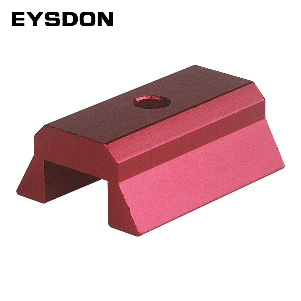 EYSDON 볼록 스타일 더브테일 레일 플레이트, 망원경 파인더 스코프, 스마트폰 베이스 확장, 43mm (1.69 인치) 길이, #90829