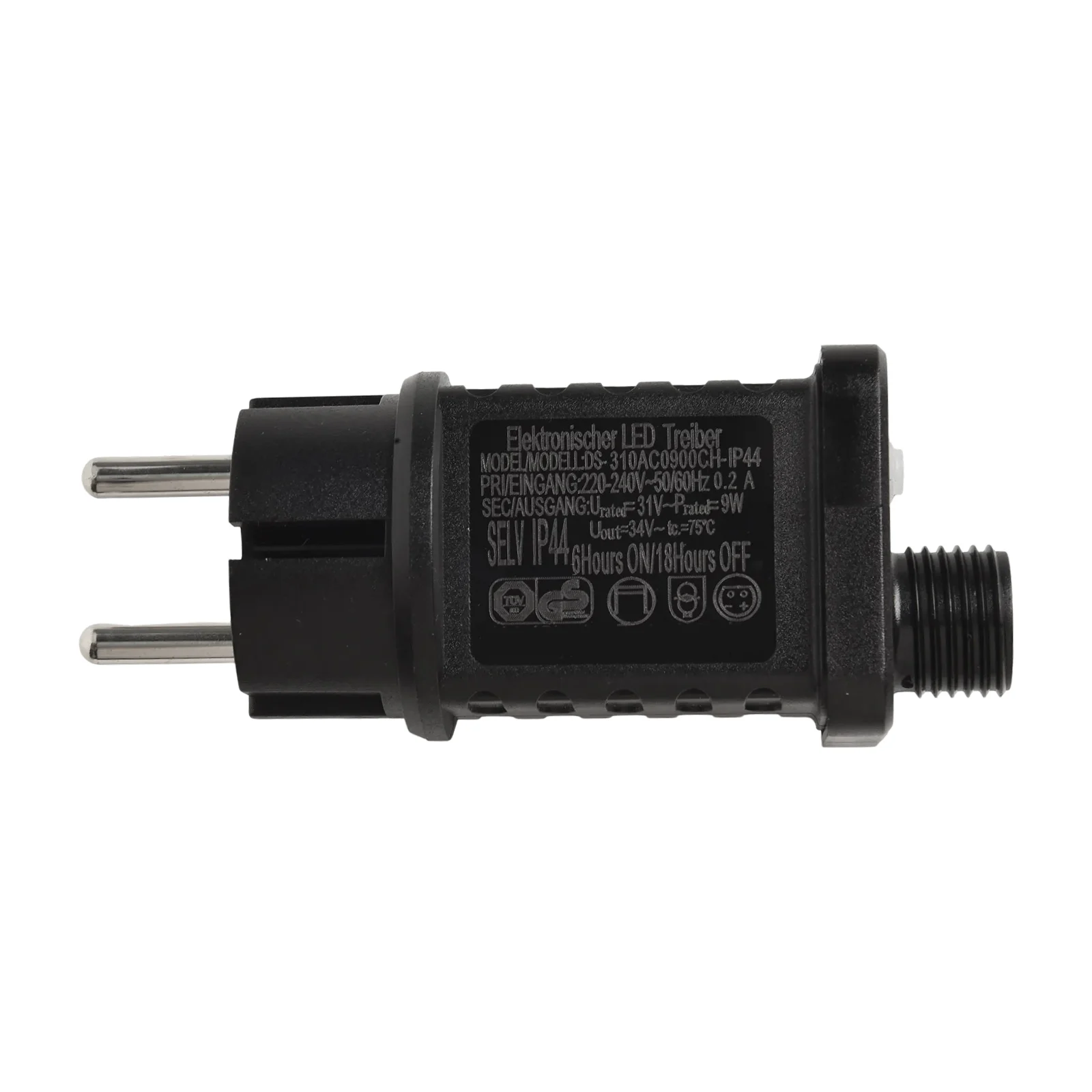 1pc Transformer String Lights 9W 31V LED Waterproof IP44 Timer Power Supply Power Adapter Lighting Replacement Parts