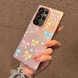 Cute Colorful Bow Phone Case - Shockproof IMD Matte Design - Galaxy Note20 5G (FE - P7964)