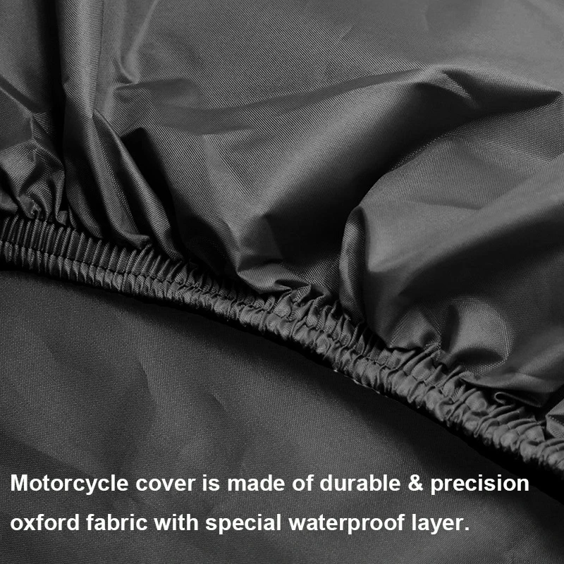 Universal 190T Motorcycle Cover Waterproof Outdoor Snowmobile Case Raincoat Bike Bicycle Protection For Scooter Moto Accessories