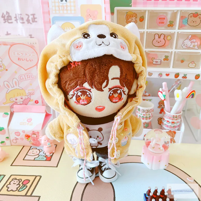 

6 types 20cm Baby Doll clothes Plush Doll's coat overcoat suit Toy Dolls Accessories our generation Korea Kpop EXO idol Dolls