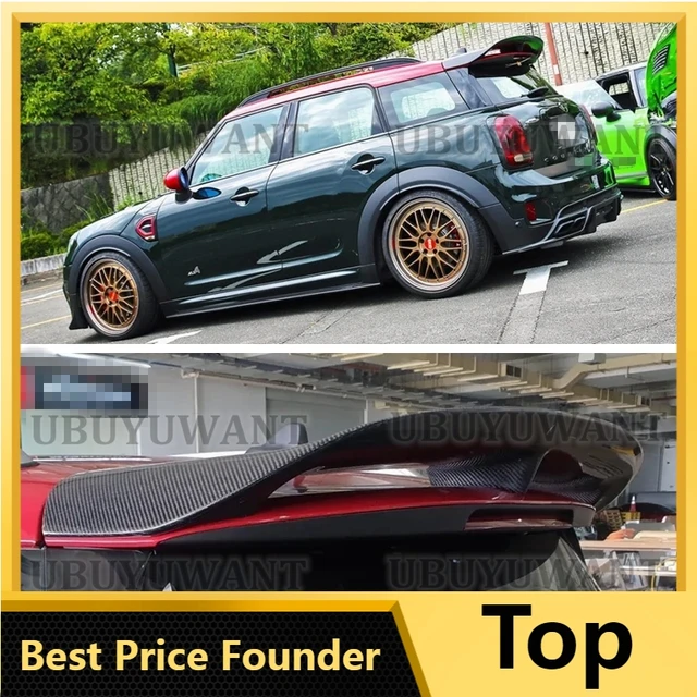 For Mini Countryman F60 2017-2023 Carbon Fiber /glossy Black Roof