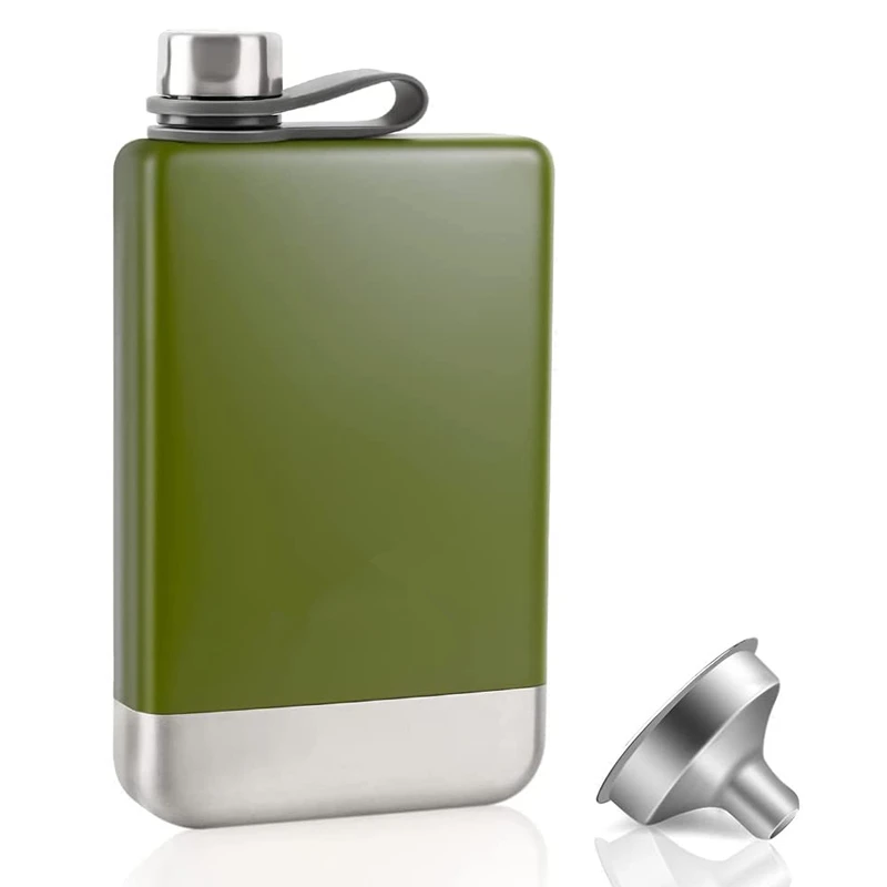 LMETJMA Premium Hip Flask per whisky 9oz 304 fiaschetta in acciaio