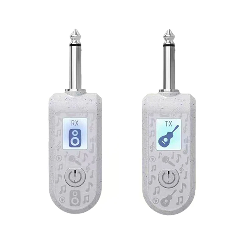2.4G Wireless Instrument Pickup Rechargeable Transmitter Receiver For 6.35Mm Audio Interface Electric Instruments