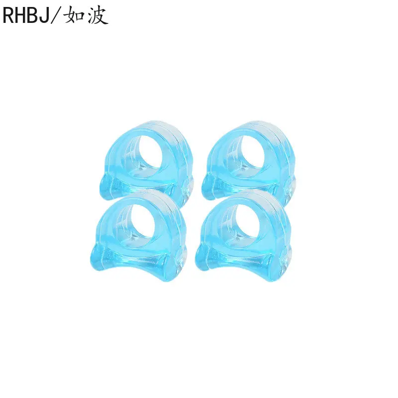 Protective Toes Separator 4pcs Suitable Bunion Corrector Material Soft Gel Straightener Spacers Stretchers Foot Care Tools Toe Separators Toe Corrector Toe Spreader Finger Toe Separator Toe Protectors
