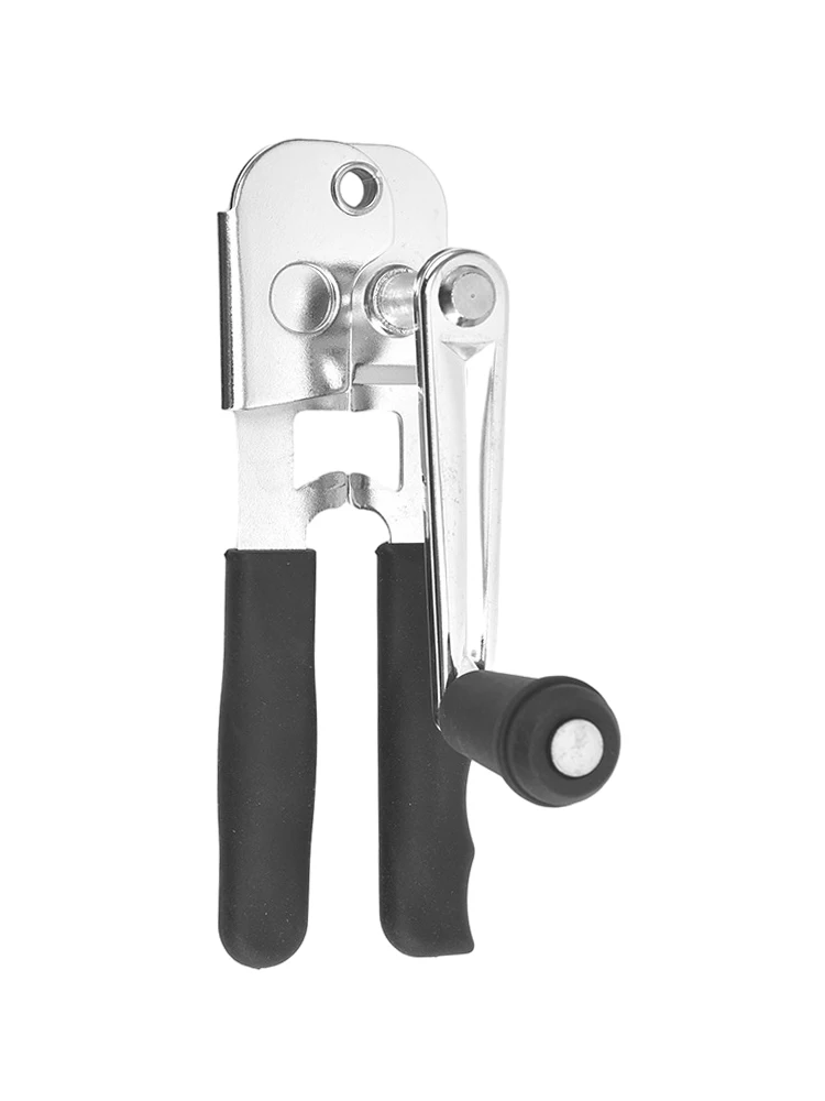 Hand Crank Can Opener Large Commercial Steel Manual Heavy Duty Restaurant  Black