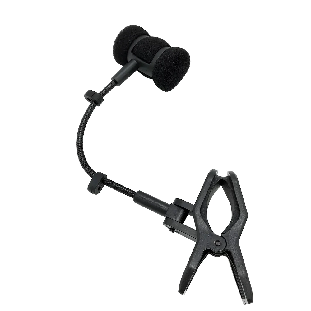 Flute Microphone Brackets Mic Clip on Flute Oboe Piccolo Hulusi erhu Xiao Drum Musical Instrument Rack Mount Shell only NO Cable mics