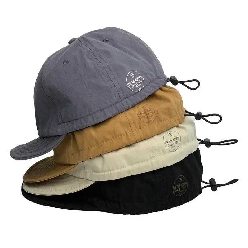 Yoga Baseball Hats American Short Brim Baseball Cap Men Women All-Comfortable Skin-Friendly Korean Style Peaked