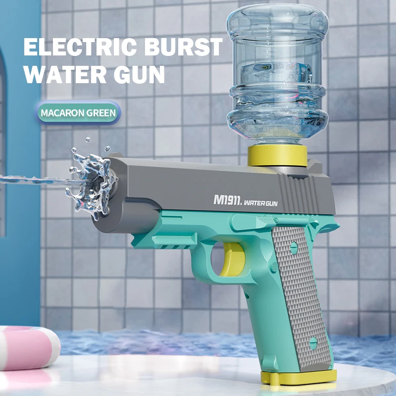 Electric Water Gun Pistol Shooting Toy Full Automatic High Pressure Strong Large Capacity Water Gun Children's Toys Birthday Gif 5