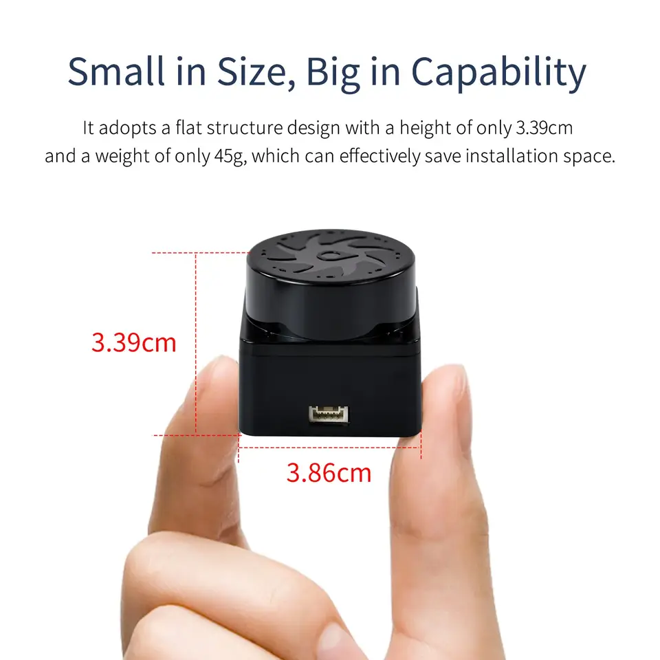 T-MINI-Plus Lidar Scanner 360°TOF Ranging 12M/25M 3D Sensor Kit support ROS1 ROS2 ROS Robotics Raspberry Pi Jetson NANO image 5