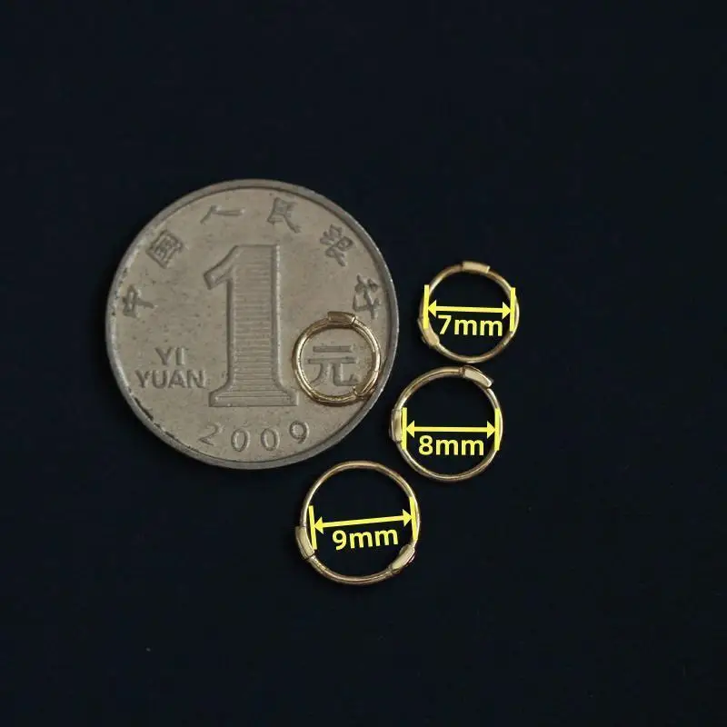 GOLDtutu Real 9K Gold Mini Earrings for Women, Fashion Jewelry, New Design, kj360, 2021 2